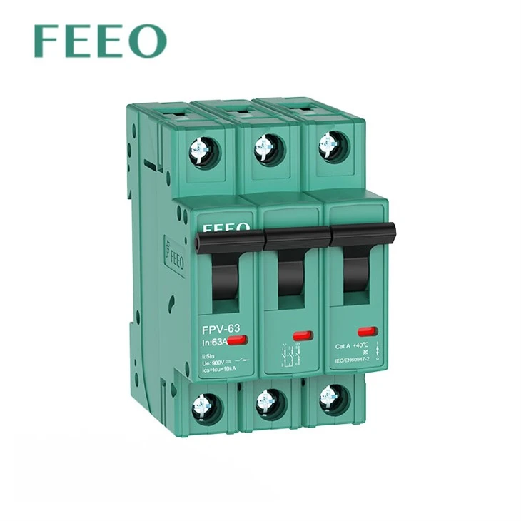 DC Breaker 3p لللوحات 900V