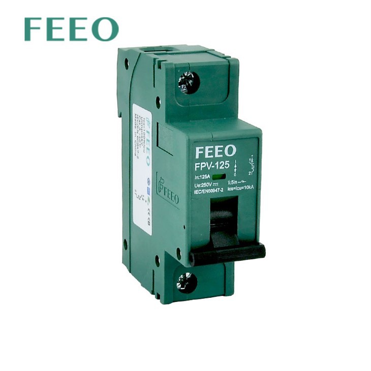 قاطع الدائرة DC MCB 1P 250VDC 10KA 125A DC